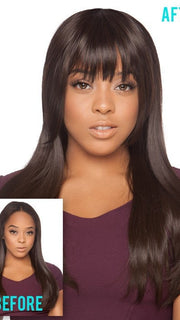 NOW Clip-in Bangs | Before and After