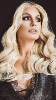 OBSESSION by Ellen Wille | Blonde Human Hair Wig (This piece has been styled and curled)