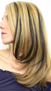 Color N/A | 16" Human Hair Clip In Color Strips by hairdo