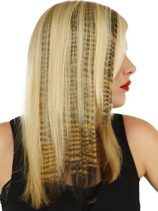 16" Tiger Print Hair Extensions (1pc) by POP | CLOSEOUT