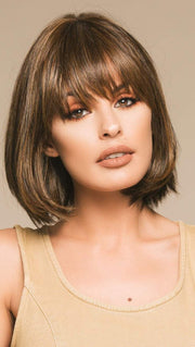CLASSIC CUT by RAQUEL WELCH in RL5/27 GINGER BROWN | Warm Medium Brown Evenly Blended with Medium Golden Blonde