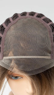 The lace front creates the illusion of a natural hairline
