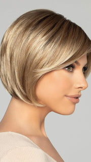 Side swept fringe