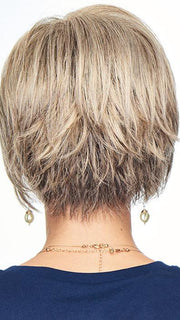 INNUENDO by Gabor in G17+ VANILLA MIST | Cool, ash blonde with lighter tones through the top and sides, progressing to a deeper ash blonde nape