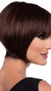 YURI by ENVY in CHOCOLATE CHERRY | Dark Brown roots with overall Medium Brown base with Deep Red highlights