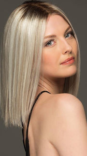 Sutton is a medium length blunt cut bob