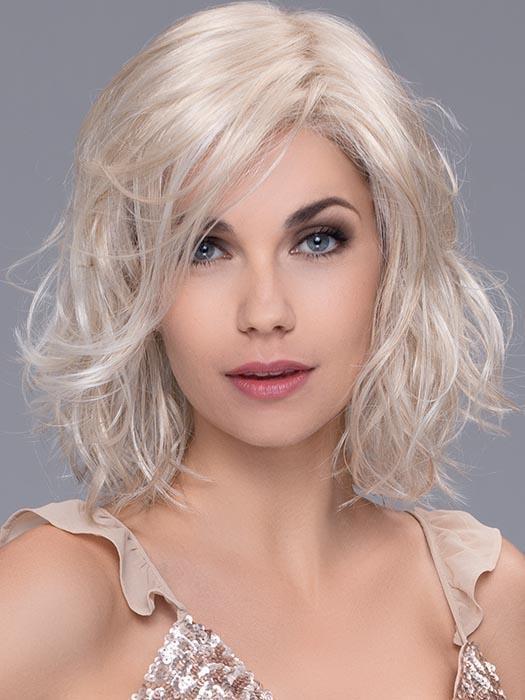 SHUFFLE by ELLEN WILLE in PASTEL BLONDE MIX | Pearl Platinum, Dark Ash Blonde, and Medium Honey Blonde mix-ADDITIONAL STYLING NECESSARY TO ACHIEVE THIS LOOK