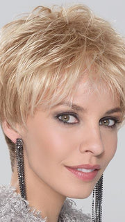 With a lace front hairline and the soft pieced out bangs, you have a natural look