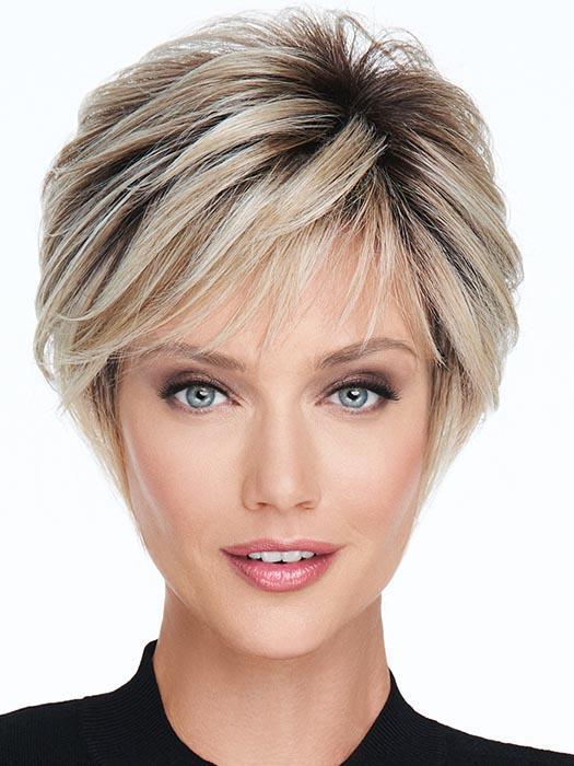 ON YOUR GAME by RAQUEL WELCH in RL19/23SS SHADED BISCUIT | Light Ash Blonde Evenly Blended with Cool Platinum Blonde with Dark Roots
