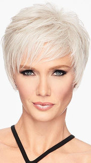 SHORT SHAG by HAIRDO in R56/60 SILVER MIST | Lightest Gray Evenly Blended with Pure White