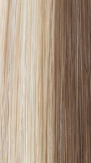 1621 GLAZED SAND | Pale Blonde, Golden Blonde, and Light Brown evenly blended with a frosted front and top