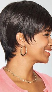 A precision-tapered boy cut