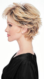 Wispy lengths frame the face and give an air of softness