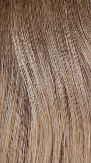 MILK-TEA-LR | Creamy Beige with Longer Dark Roots