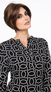 TINSLEY by Envy in CHOCOLATE CARAMEL | Medium Brown with Soft Red and Blonde highlights