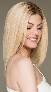GWYNETH by JON RENAU in FS24/102S12 LAGUNA BLONDE | Lt Gold Brown w/ Pale Natural Gold Blonde Blend, Shaded w/ Med Brown