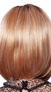 MIMOSA-HL | Light Red Brown with Dark Brown roots and Pale Blonde highlights