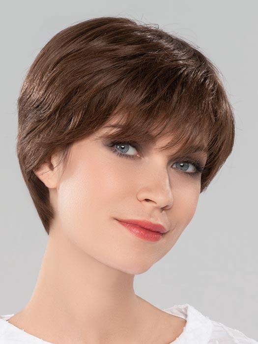 MONDO by ELLEN WILLE in CHOCOLATE MIX | Medium to Dark Brown base with Light Reddish Brown highlights