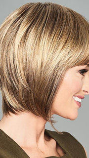 Sides are punctuated by a tapered fringe that is guaranteed to bring attention to the eyes
