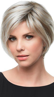 GABRIELLE PETITE by JON RENAU in FS17/101S18 PALM SPRINGS BLONDE | Lt Ash Blonde w/ Pure White Natural Violet, Shaded w/ Dk Natural Ash Blonde