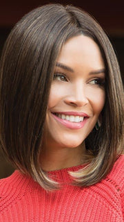 CHEYENNE by RENE OF PARIS in HONEYCOMB-BROWN | Medium Brown base with Gold underlight from middle to bottom