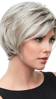 This jaw-hugging short bob goes from casual to cosmopolitan with a sweep of the bangs