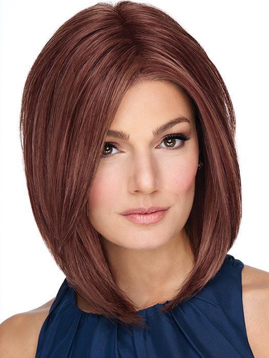 ON POINT by RAQUEL WELCH in RL33/35 DEEPEST RUBY | Dark Auburn Evenly Blended with Ruby Red