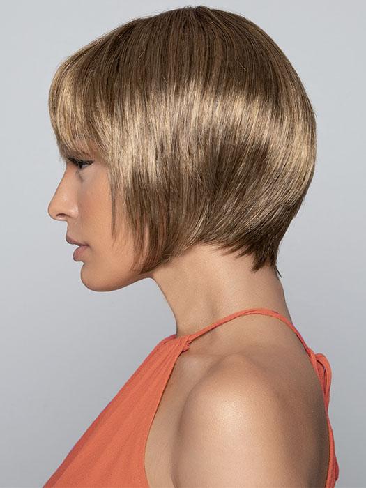CAMEO CUT by Gabor in GL14-16SS HONEY TOAST | Chestnut Brown base blends into multi-dimensional tones of Medium Brown and Dark Golden Blonde