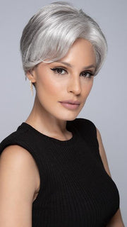 BETHANY by Rene of Paris in SILVER-STONE | Dark Brown Base with Multi Grey Shades Blended