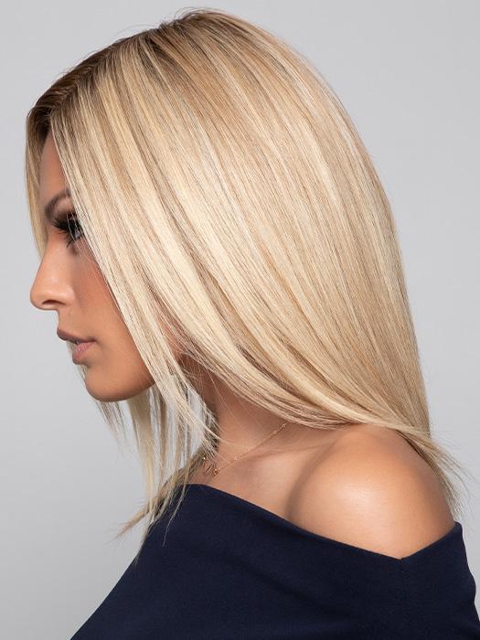 CARRIE LITE by Jon Renau in FS17/101S18 PALM SPRINGS BLONDE | Light Ash Blonde with Pure White Natural Violet, Shaded with Dark Natural Ash Blonde