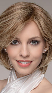BRILLIANCE PLUS by ELLEN WILLE in BERNSTEIN/MIX | Medium Honey Blonde, Light Ash Blonde, and Dark Ash Blonde blend with Dark Roots