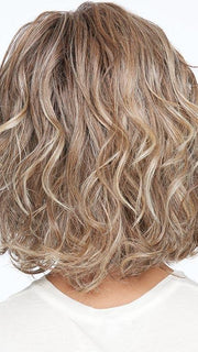RL12/22SS SHADED CAPPUCCINO | Light Golden Brown Evenly Blended with Cool Platinum Blonde Highlights with Dark Roots