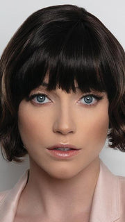 SUE by RENE OF PARIS in MARBLE-BROWN-LR | Medium Brown and Light Honey Brown 50/50 blend with Dark Brown Roots
