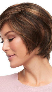FS6/30/27 TOFFEE TRUFFLE | Brown, Medium Red-Gold, Medium Red-Gold Blonde Blend with Medium Gold Blonde Bold Highlights