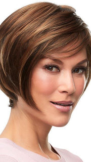 GABRIELLE by JON RENAU in FS6/30/27 TOFFEE TRUFFLE | Brown, Medium Red-Gold, Medium Red-Gold Blonde Blend with Medium Gold Blonde Bold Highlights