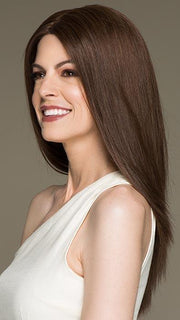 XENITA by ELLEN WILLE in CHOCOLATE MIX | Medium to Dark Brown base with Light Reddish Brown highlights