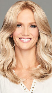 CENTER OF ATTENTION by GABOR iN GL14-22SS SS SANDY BLONDE | Dark golden blonde base blends into multi-dimensional tones of medium gold blonde and light beige blonde