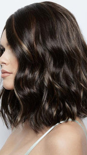 ZARA by Rene of Paris in COFFEE-LATTE | Dark Brown with Evenly Blended Honey Brown Highlights