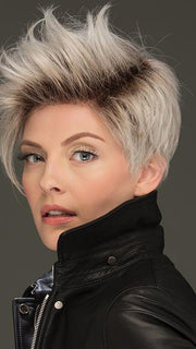 JETT by ESTETICA in SILVERSUNRT8 | ICED BLONDE WITH SOFT SAND & GOLDEN BROWN ROOTS