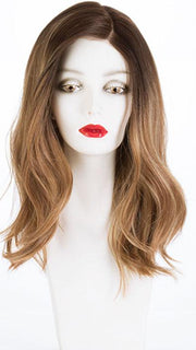 GOLDEN-NUTMEG-OMBRE | Medium Honey Brown gradually fades to Light Honey Brown