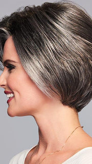 SHEER ELEGANCE by GABOR in GL44-66SS SUGARED NICKEL | Deep charcoal base blends into multi-dimensional tones of medium grey with steely white highlights