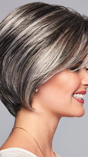 SHEER ELEGANCE by GABOR in GL44-66SS SUGARED NICKEL | Deep charcoal base blends into multi-dimensional tones of medium grey with steely white highlights