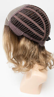 Fine nylon mesh with individual hairs hand-tied into the mesh