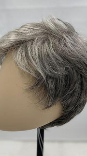 DEBBIE by ELLEN WILLE in SALT-PEPPER-MIX 39.51.44 | Light Natural Brown with 75% Gray, Medium Brown with 70% Gray and Pure White Blend