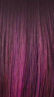 PLUMBERRY-JAM LR | Medium Plum with Dark roots with mix of Red/Fuschia With Long Dark Roots