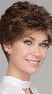 NOELLE MONO by ELLEN WILLE in MOCCA ROOTED | Medium Brown, Light Brown, and Light Auburn blend with Dark Roots