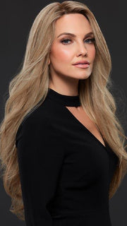 KIM by JON RENAU in 12FS12 MALIBU BLONDE | Lt Gold Brown, Lt Natural Gold Blonde & Pale Natural Gold-Blonde Blend, Shaded w/ Lt Gold Brown