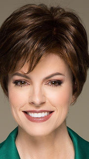 SMART MONO LARGE by ELLEN WILLE in CHOCOLATE-MIX | Medium to Dark Brown base with Light Reddish Brown highlights