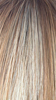 NUTMEG F | Medium Blonde and Honey Brown Base Frosted with Platinum Blonde Highlights