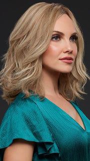 CARRIE Wig by JON RENAU in 12FS12 MALIBU BLONDE, Human Hair Wig